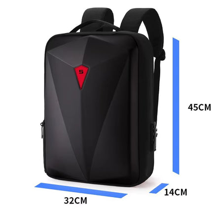 Mochila Antirrobo para Laptop con Diseño Geométrico