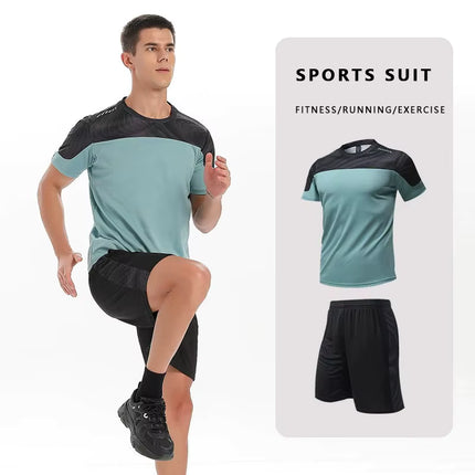 Conjunto Deportivo Unisex de Camiseta y Short de Secado Rápido