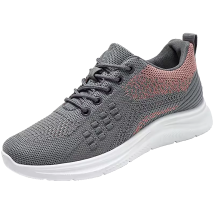 Tenis Femeninos Deportivos de Punto Fly Knit con Suela Ligera