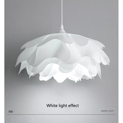 Lámpara Colgante Decorativa con Pétalos Acrílicos
