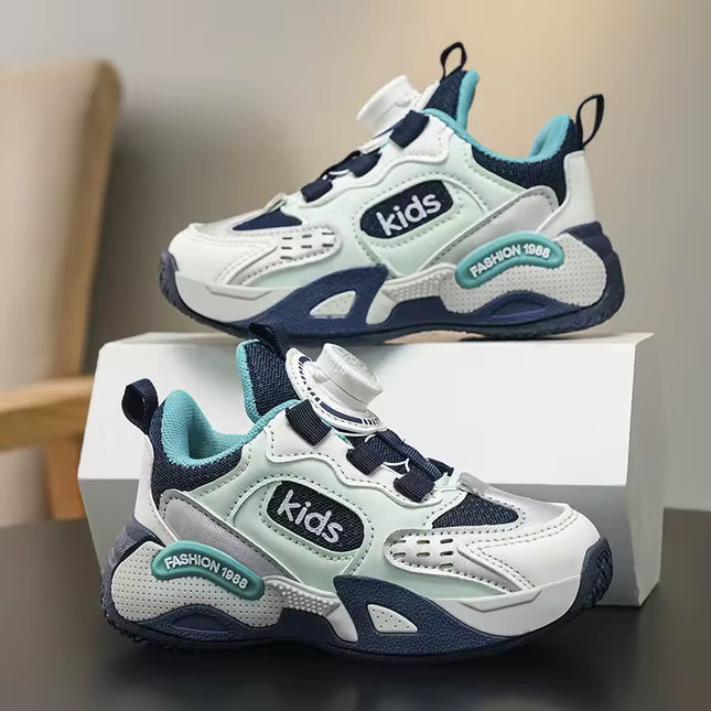 Tenis Running para Niños con Cierre Giratorio y Suela MD-TPR