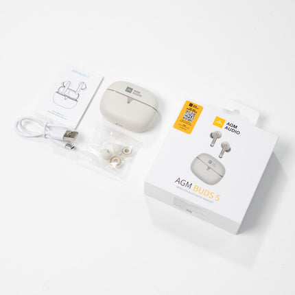 AGM BUDS 5 Auriculares inalámbricos, Reducción de ruido BT 5,4 300mAh.