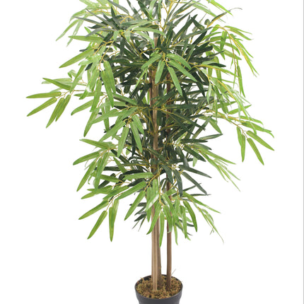 Árboles de bambú de seda artificial vendidos en fábrica para paisajismo 1.2 metros